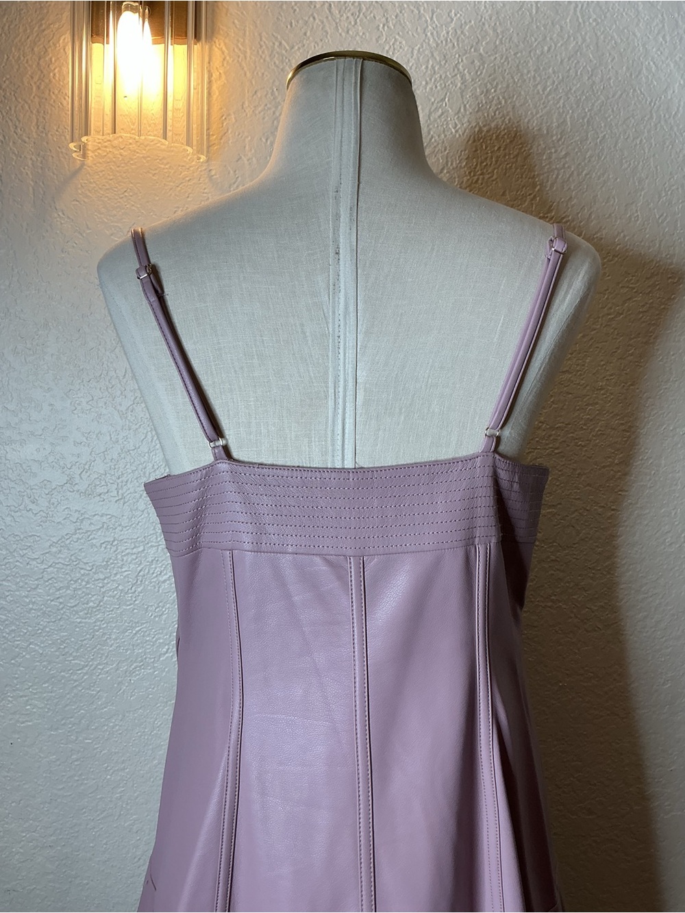 Anthropologie Dusty Lilac Maxi Dress with Front Zip - Picture 6 of 11